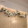 2.7m Rattan Christmas Light Ball Garland for Window Decoration