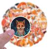 60 Cartoon Cunning Fox Cute DIY Decorative Stickers Suitcase Refrigerator Car Personality Stickers
