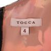 TOCCA Made In Japan Floral No Sleeve Knee-length Dress 4 Black Women Used
