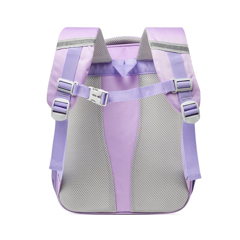 Children's school bag, new cartoon backpack, primary school bag, large-capacity load-reducing ridge backpack, cross