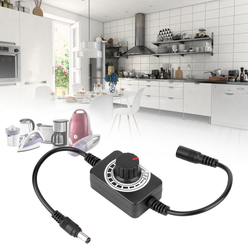5 24V Adjustable DC Speed Control Switch Stepless Light Temperature Switch for Motor Drill Speed Controller