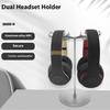 Versatilitys Aluminum Headphone Stands for Gaming Desk Detachable Double Mounts and NonSlip Base for Secure Placement