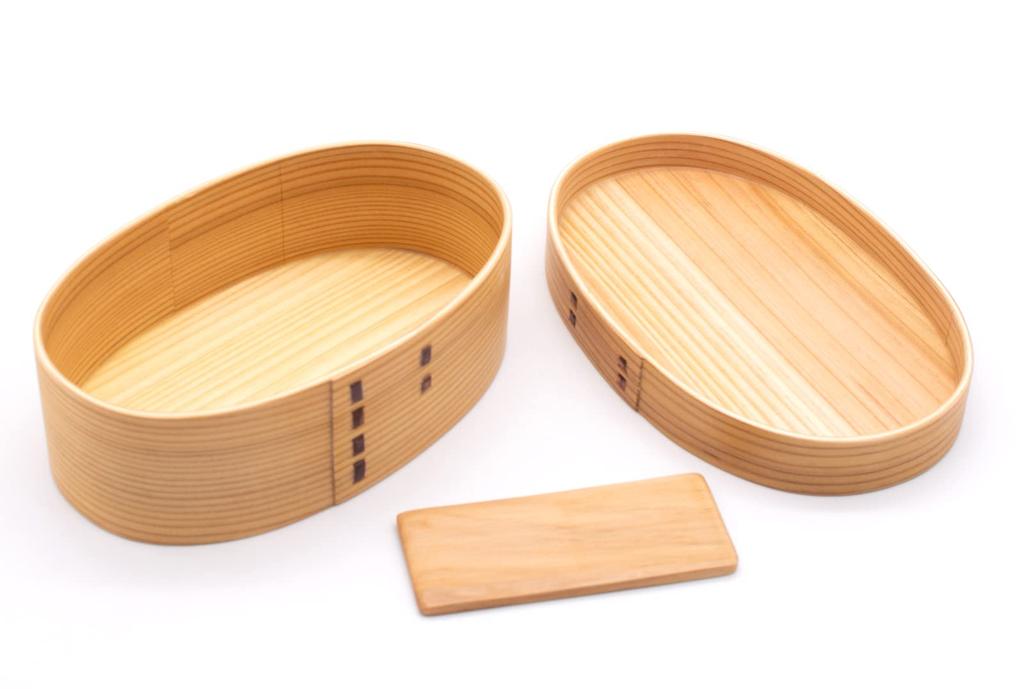 Wakayama Pass Wappa Bento Box Wooden Bento Box 17 x 11 Single Natural Store (Cedar Wood), cm, Layer, Color, A-13-272250