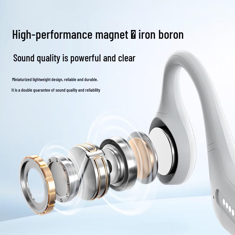 Langsdom IPX8 Waterproof Bone Conduction Open-Ear Bluetooth Headphones for Sports, Swimming, Running, and Cycling