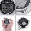 Stopwatch Metal Stopwatch Timer With Backlit Multi Lap Memory Digital Stop Watch For Coaches -JA less