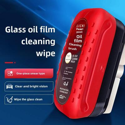 Red Powerful Oil Film Cleaning Wipes for Car Windows and Mirrors