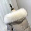 Faux Fur Collar Detachable Fluffy Plush Fake Fur Trim Coat Jacket Winter Warm Decorative Fur Collar Women Garment Accessories