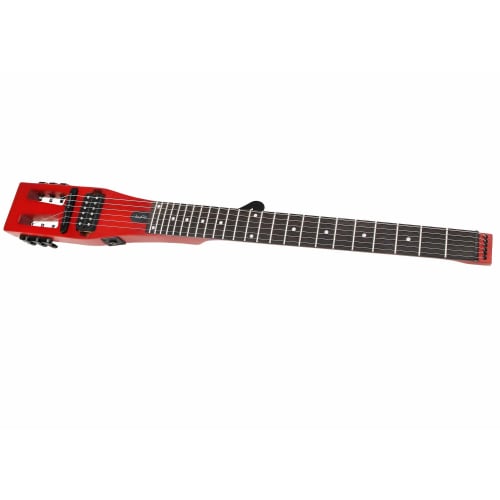 Anygig Portable Travel Electric Guitar, 82cm, 1.6kg, Cherry, 25.5" Full-Scale, Right-Handed, with Gig Bag