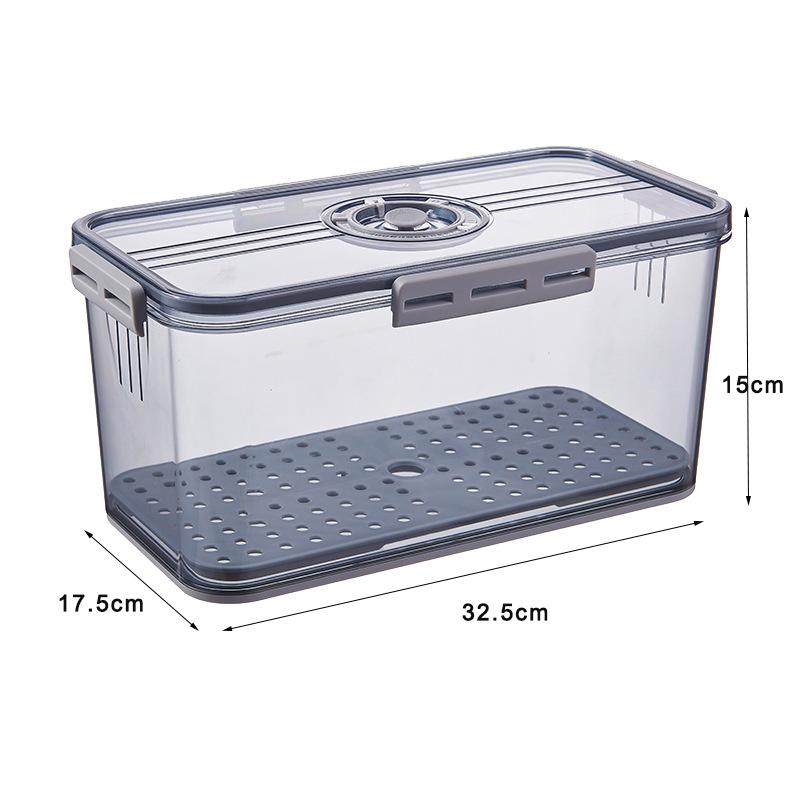 Refrigerator Storage Box Kitchen Food Storage Container For Vegetable Fruit Frozen Storage Box Organizer Freezer Sealed Box Fish