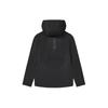 FILA Solid Color Hooded Woven Casual Sports Jacket Men Jackets Black F11M412703F-BK