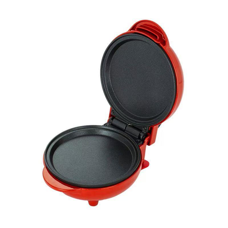 Mini Double-Sided Electric Waffle Maker with Temperature Control for Kids