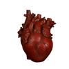 Resin Heart Shaped Vase Multiple Sockets White/Red Desktop Flower Pot Sculpture Design Dried Flower Container