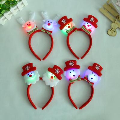 Christmas Decorations, Glowing Double-Ended Buckles, Party Children'S Gifts, Christmas Items, Headbands.