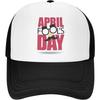 April Fools Day Prank Prop Trucker Hat Funny Disguise Face Accessory Unisex Mesh Baseball Cap