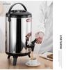 Commercial Stainless Steel Insulated Double-Layer Bucket for Milk Tea & Soy Milk, Large Capacity 