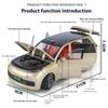 1:24 LEADING IDEAL ONE L9 SUV New Energy Vehicles Alloy Diecast Model Sound & Light Toy Display Ornament Children Toy Present