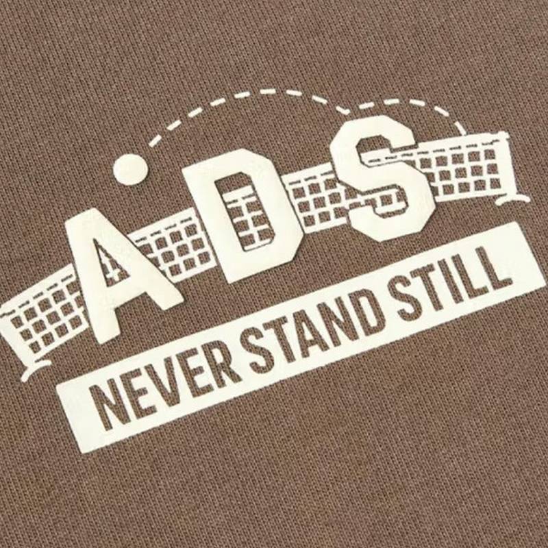 Adidas Sports Lifestyle Casual Breathable Round Neck Short Sleeve T-Shirt Men Tops Brown KE1338