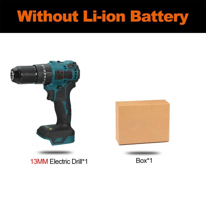 3 IN 1 Mini Electric Screwdriver Brushless Cordless Impact Drill 25+3 Torque Wireless Power Driver With 1/2pcs Li-Ion Battery