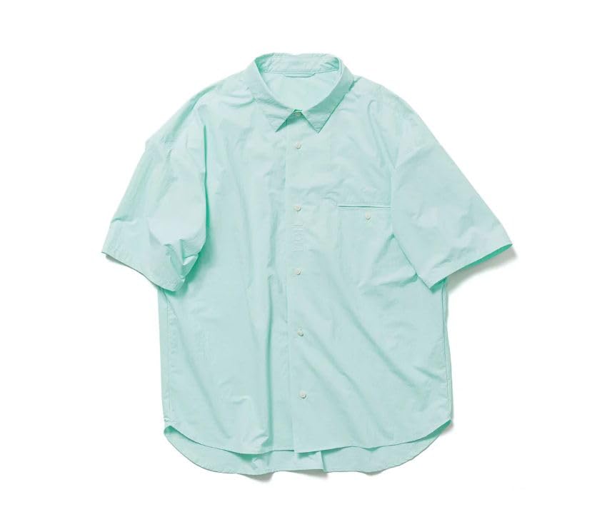CANE SHIRT (HOLI) Men's Short Sleeve Shirt, Size L, Mint