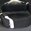 HAND-WINDING VINTAGE MONTINE SWISS MENS REFURBISHED BLACK DIAL WATCH A441077-1