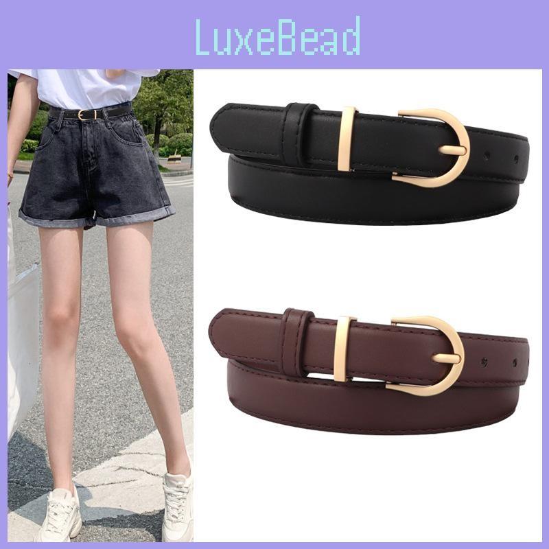 Vintage Belt Leather Women Versatile Decorative Waistband Casual Jeans Strap
