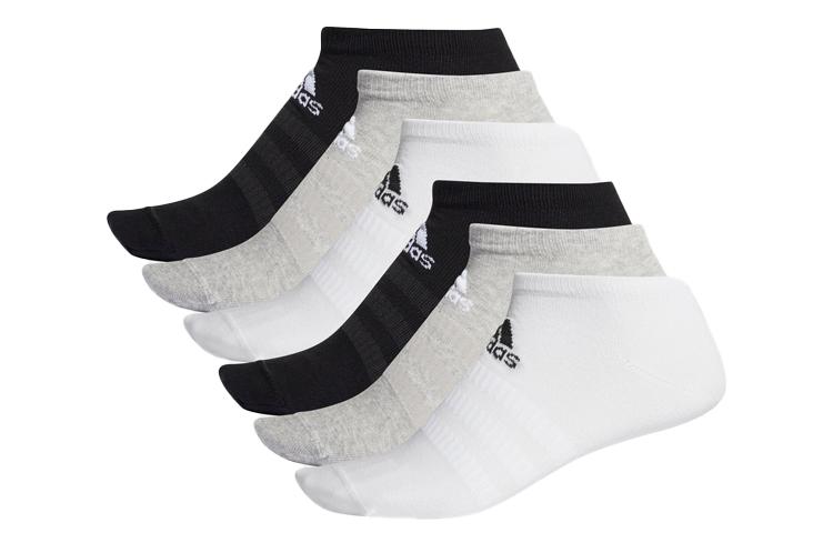 Adidas Ankle Socks Unisex Black White Gray Couple s DZ9407 XL