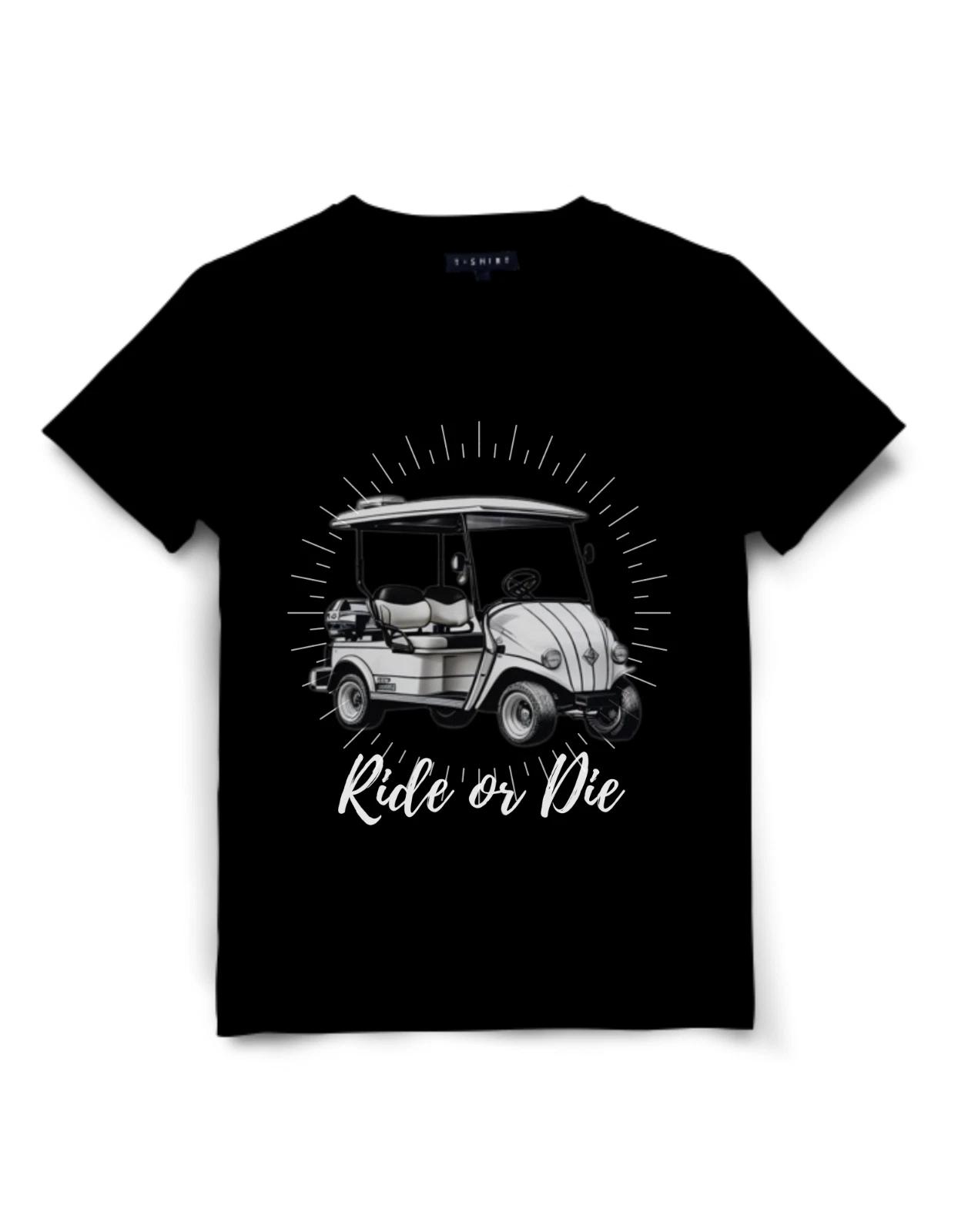 Ride or Die Funny Slogan Unisex Jersey Short Sleeve Tee L