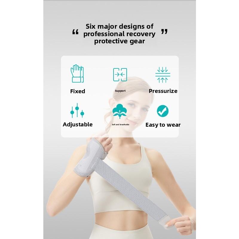 Wrist Support, Fixation and Protection Wrist Guard with Tendon Cover for Sports Use