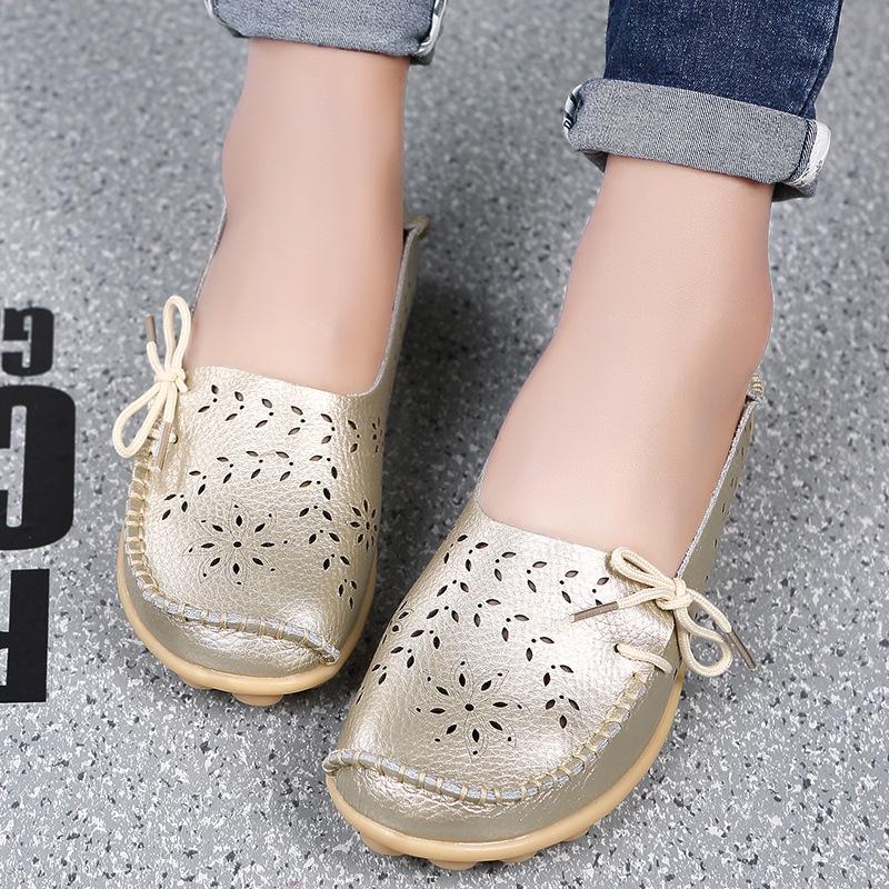 Women Flat Shoes Fashion Women Casual Shoes Breathable Women's Loafers Shallow Comfort Mom Shoes Ladies