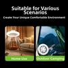 USB Rechargeable Ceiling Fan Light Energy Saving Electric Fan Night Lamp  Outdoor Tent