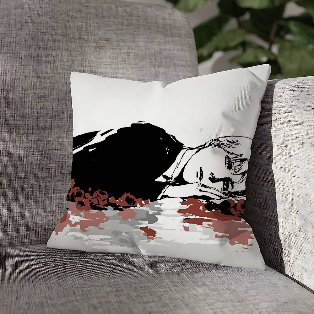 Johan M-Monster Liebert Pillow Case For Sofa Decor Car Office Room Printing Cushion Cover Decorations and Protector
