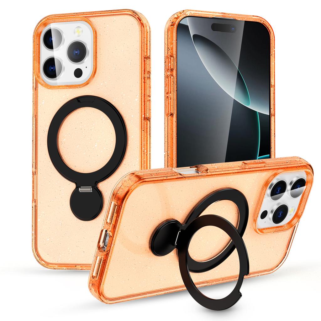 New 360-degree Rotating Stand for IPhone16 Thick Mobile Phone Case for Apple 15pro14 Mobile Phone Protection