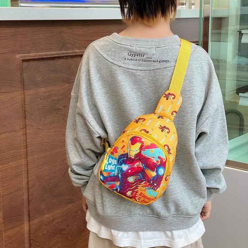 Children's Bag - Cartoon Pattern - Boy's Single Shoulder Crossbody Backpack - Fashionable and Lightweight Bag