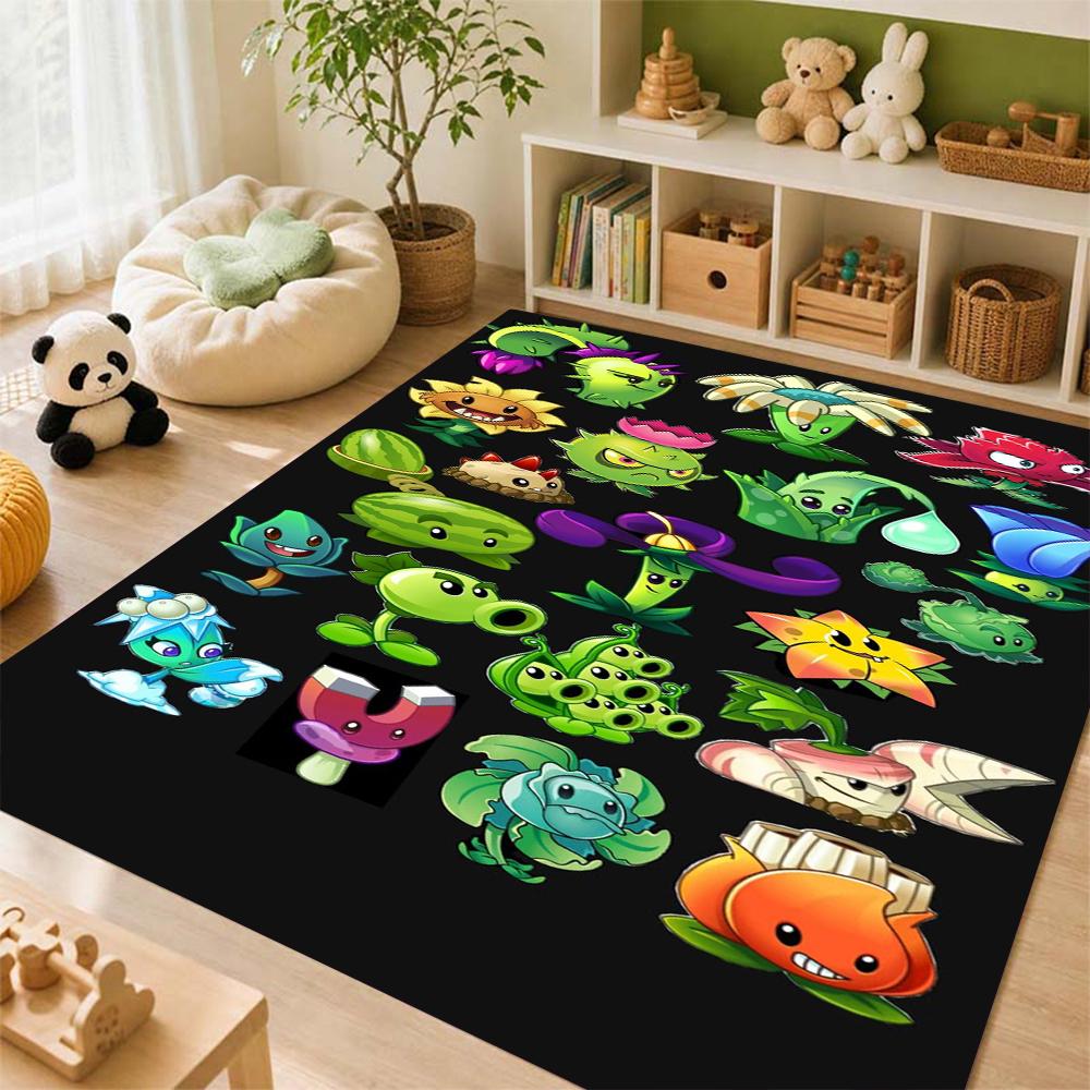 Plants Vs Zombies Carpet Living Room And Bedroom Mats Floor Mats Doormat Office Chair Cushion Room