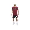 Jordan Wordmark Paris Saint-Germain Round Neck Letter Print Short Sleeve T-Shirt Men Tops Bordeaux CK9786-610