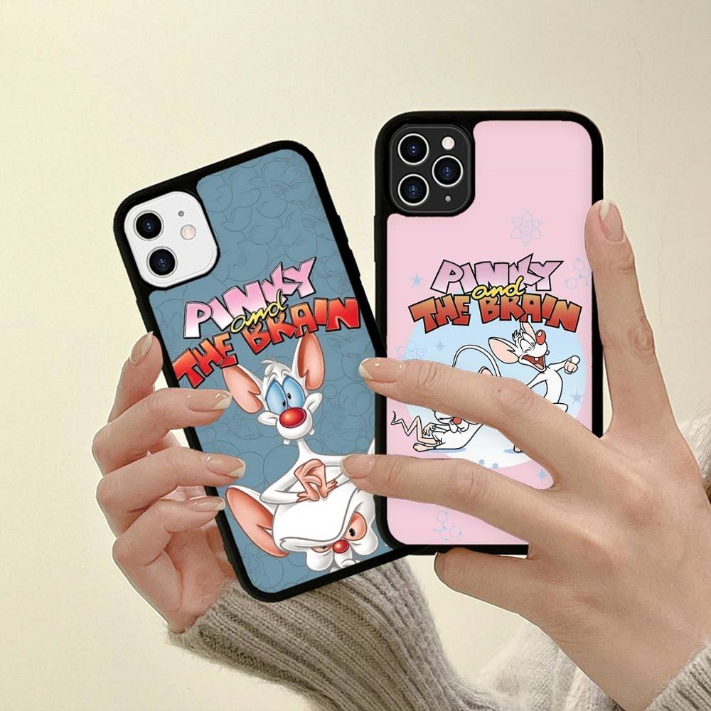 Pinky And The Brain Phone Case Silicone PC+TPU For For iPhone 11 12 13 14 15 16 Plus Pro Max Cover