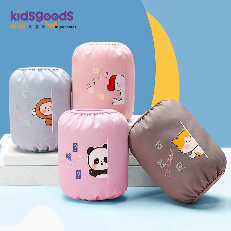 

New Waterproof Cartoon Sleeves for Children - Short Winter Style Recommended (1-3 years) рожевий