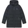 Official 2023 Winter New Long Down Jacket Simple Fashion Casual Hooded Coat Men Outerwear Legendary-Blue F11M341917F-NV