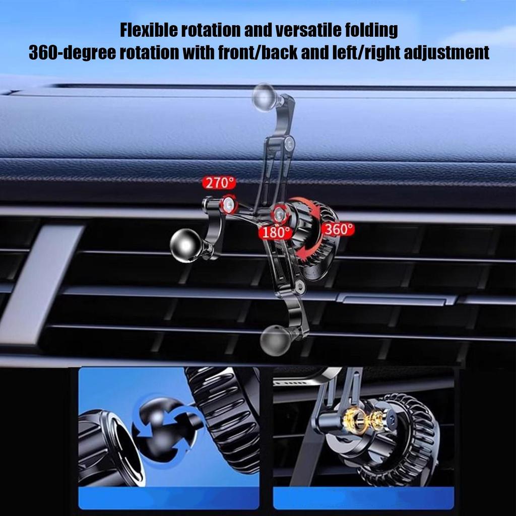 Ball Mount Extender 17mm Car Phone Stand Adapter Rotatable Phone Mount Adapter For Car Navigation Driving RV Offroad Roadtrip