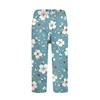 Women's High Waist  Printed Casual Trousers Workout Pants 3/4 Pants