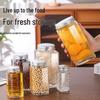 Popular Four-in-One Multifunctional Glass Storage Jars for Kitchen Seasonings