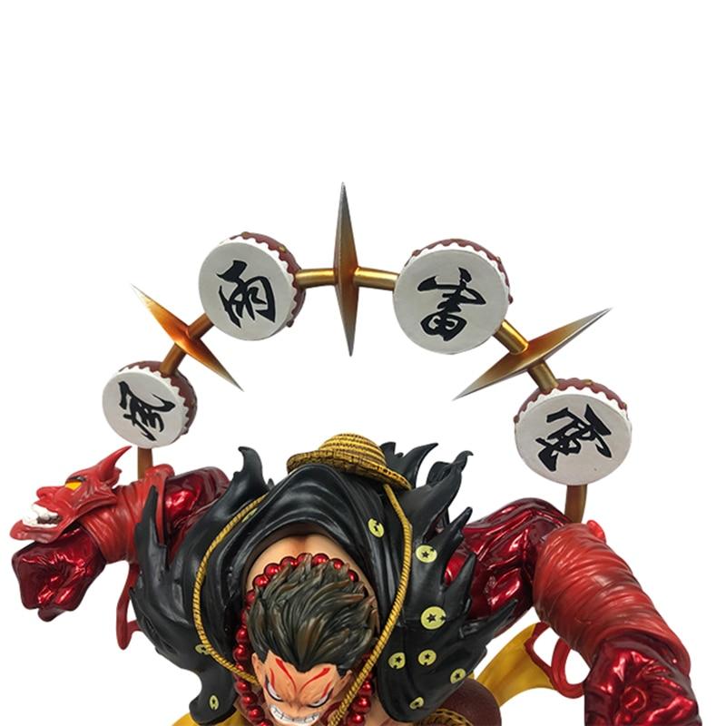 One Piece Gk Monkey D Luffy Anime Action Figure Model 35cm Pvc Gear Fourth Kabuki Ver .Statue Collection Toy Desktop Decoration