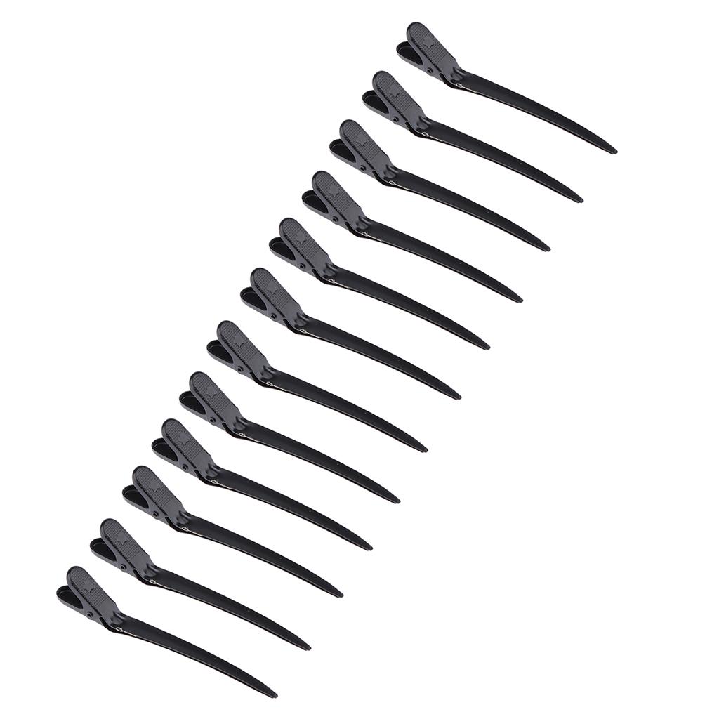 Alligator Clips for DIY Sectioning, Haircuts, Coloring & Styling 12Pcs Duckbill