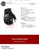 Mannen Vuur Phoenix Tactische Fiets- & Fitness Half-Vinger Handschoenen