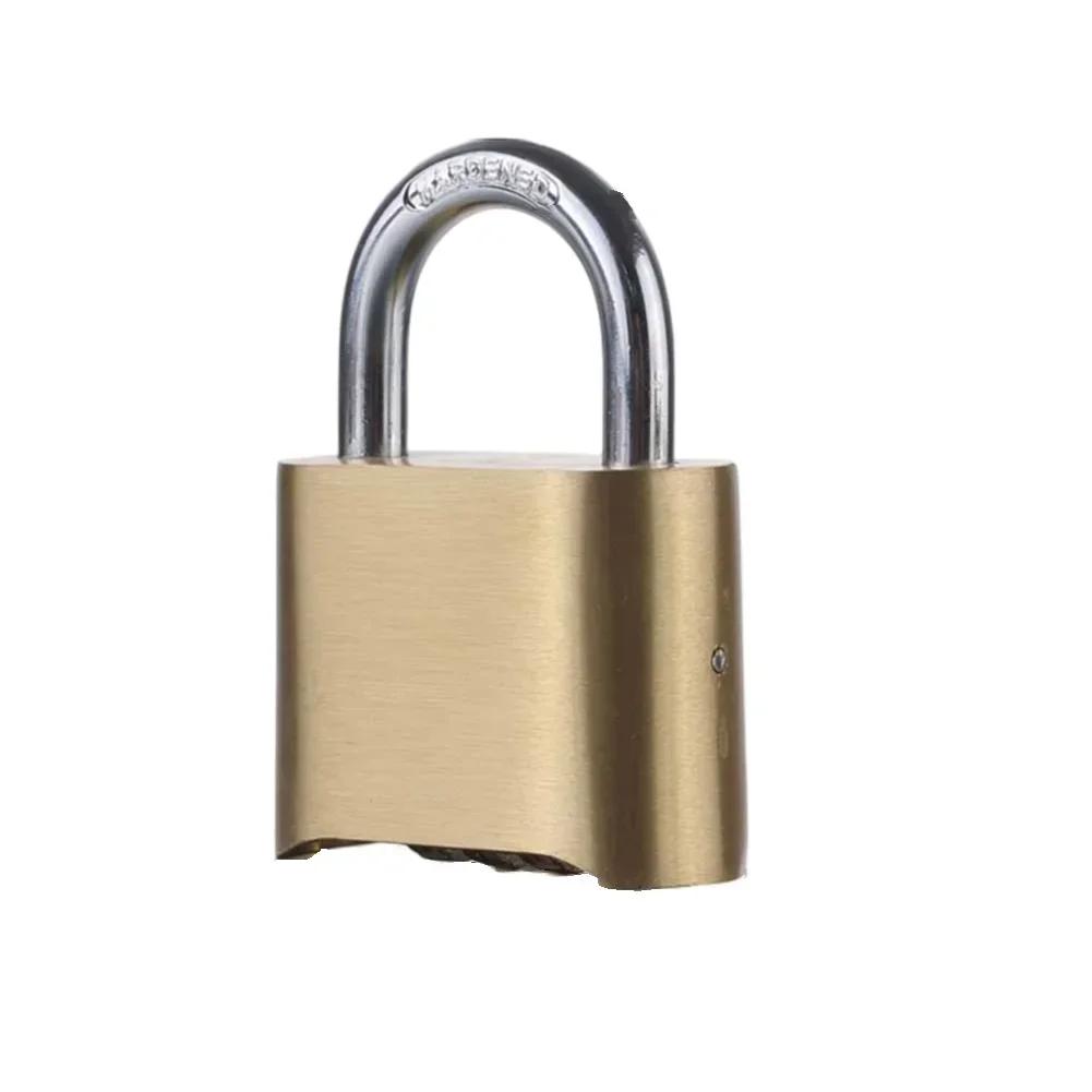 As Shown In The Picture Anti Theft Lock Backpack Lock Suitable For Sheds Brass Material Four-Digit Combination