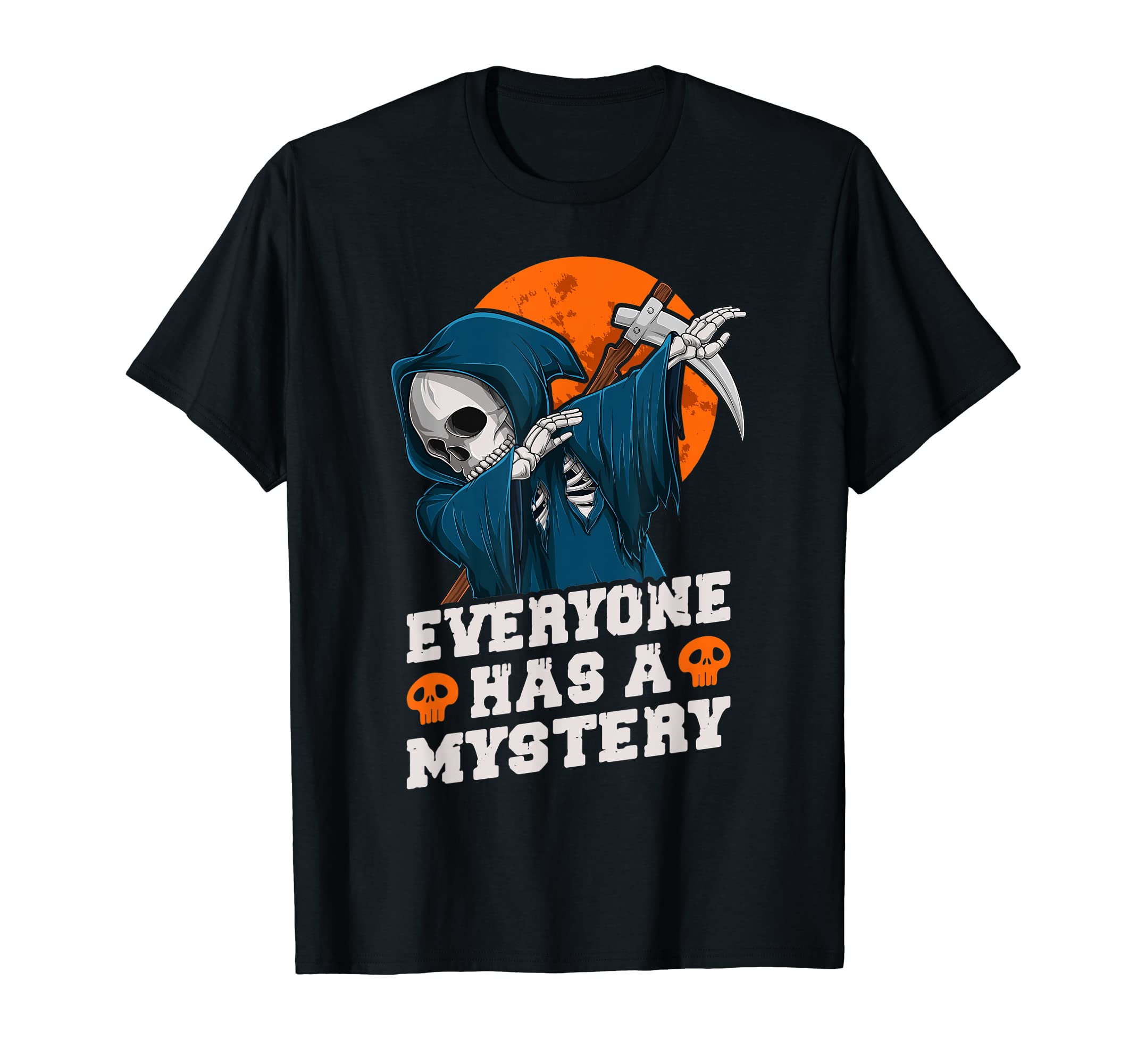

Halloween, Dabbing Death, everyone has a mystery T-shirt