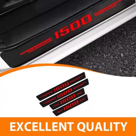 4PCS For Dodge Ram 1500 Accessories Cab Truck Door Sill Cover Step Protector