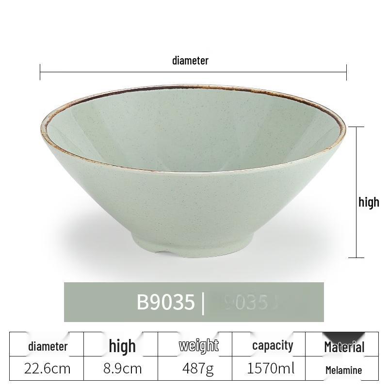 Japanese Style Melamine Noodle Bowl