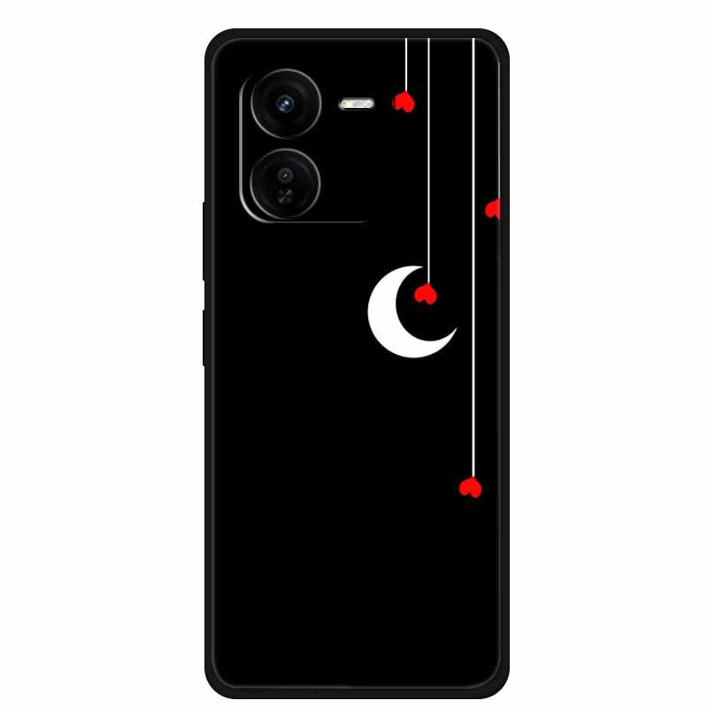 

iQOO Z9x Phone Case - Personalized Black TPU Simple Pattern Soft Cover iQOO Z9x