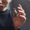 Orologio da tasca al quarzo con motivo di moto e auto retrò, catenella con ciondolo design MOTO, regali per uomo